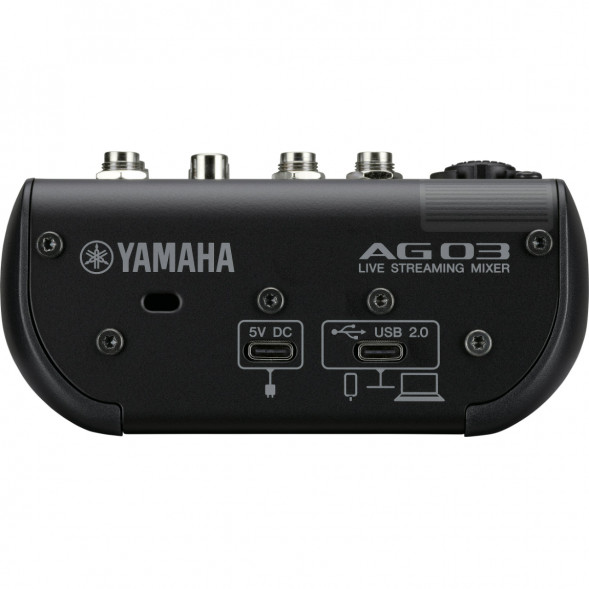 Микшер для стриминга Yamaha AG03MK2 LSPK Live Stream Black с аксессуарами в Кирове