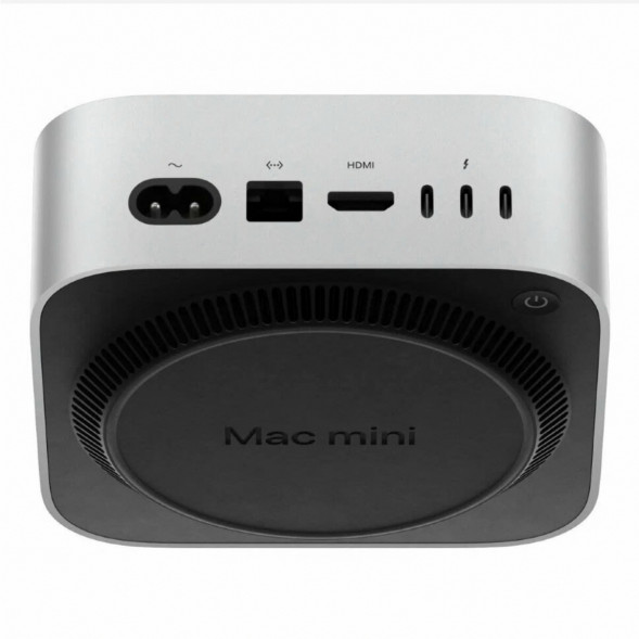 Компьютер Apple Mac mini M4 2024 (MU9E3) (10 Core GPU, 16ГБ, 512ГБ SSD, Apple, macOS), серебристый в Кирове
