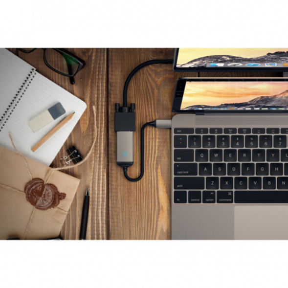 Адаптер Satechi USB Type-C to VGA , Space Gray в Кирове