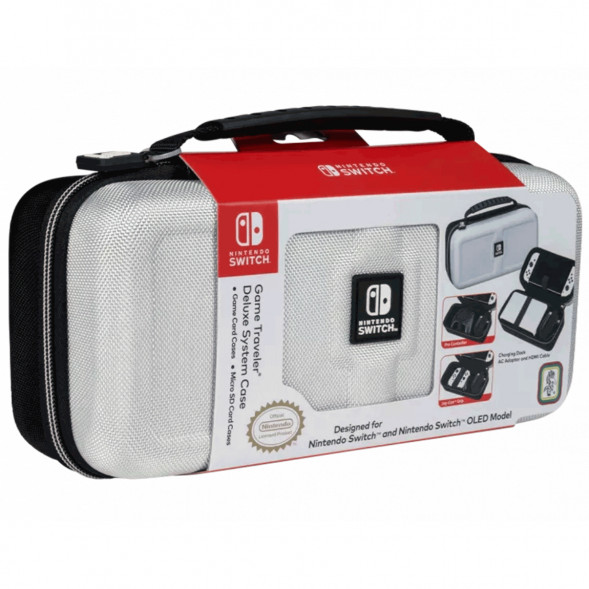 Чехол BIG BEN Deluxe для Nintendo Switch/OLED/Lite, белый в Кирове