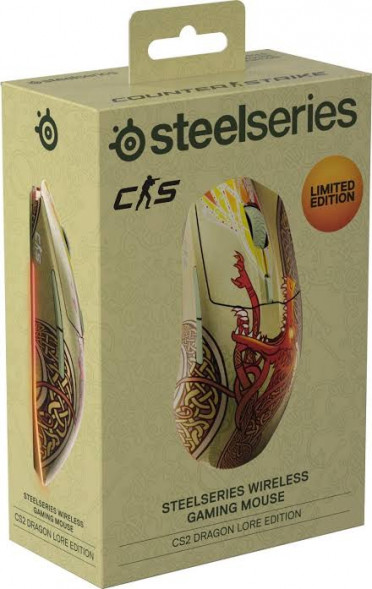 Беспроводная игровая мышь Steelseries CS2 Dragon Lore WL + USB Type-A 18000 DPI в Кирове