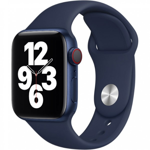 Ремешок для Apple Watch 44mm Deep Navy Sport Band (MYAX2ZM/A), тёмный ультрамарин в Кирове