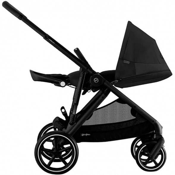 Детская коляска Cybex Gazelle S BLK Moon Black с корзиной и дождевиком в Кирове