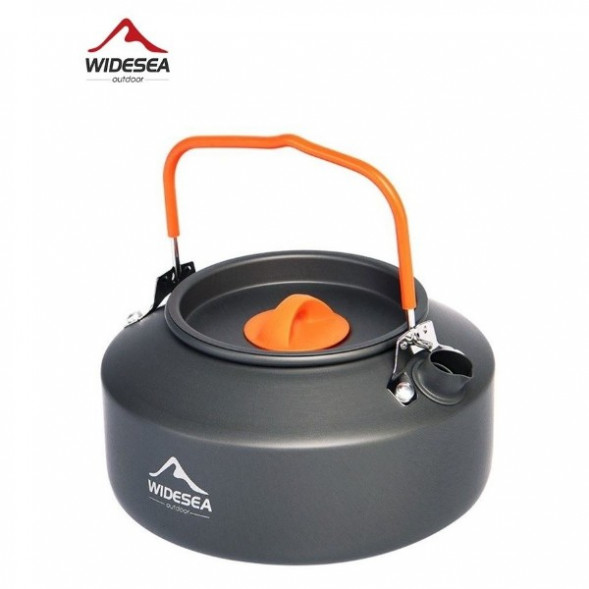 Чайник походный Widesea 1 литр, темно-серый в Кирове