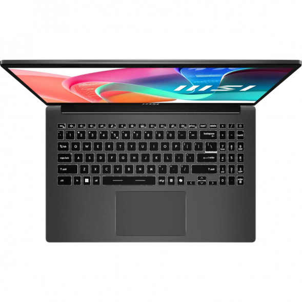 Ноутбук MSI Modern 15 F1MXG-1278XRU (15.6&amp;quot;, IPS, Intel Core 7 150U 1.8ГГц, 10 ядер, 16ГБ DDR5, 512ГБ SSD, Intel Iris Xe Graphics, без ОС), серый в Кирове