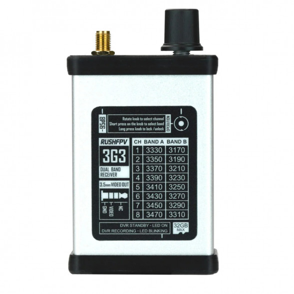 Комплект RushFPV антенна 3.3ггц и приемник No DVR в Кирове