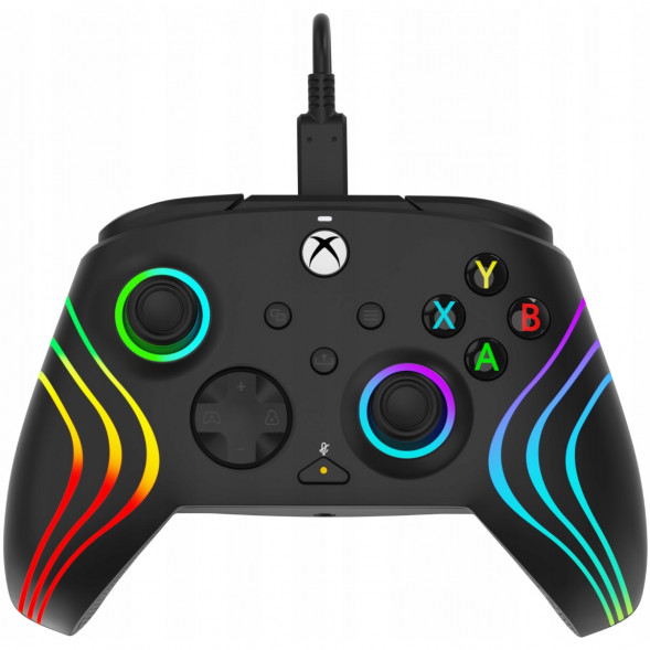 Геймпад проводной PDP для Xbox Afterglow Wave, Black в Кирове