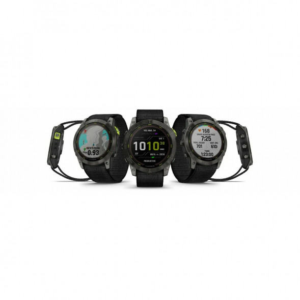 Умные часы Garmin Enduro 2 угольно-серый DLC титановый с нейлоновым ремешком UltraFit 010-02754-01 в Кирове