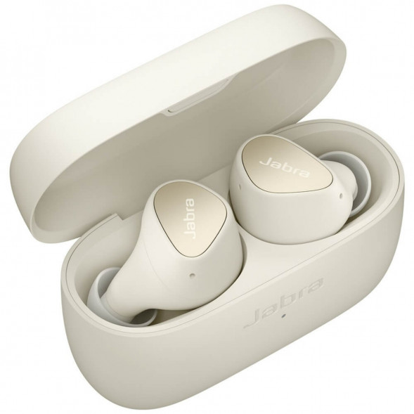 Беспроводные наушники Jabra Elite 4, Light Beige в Кирове