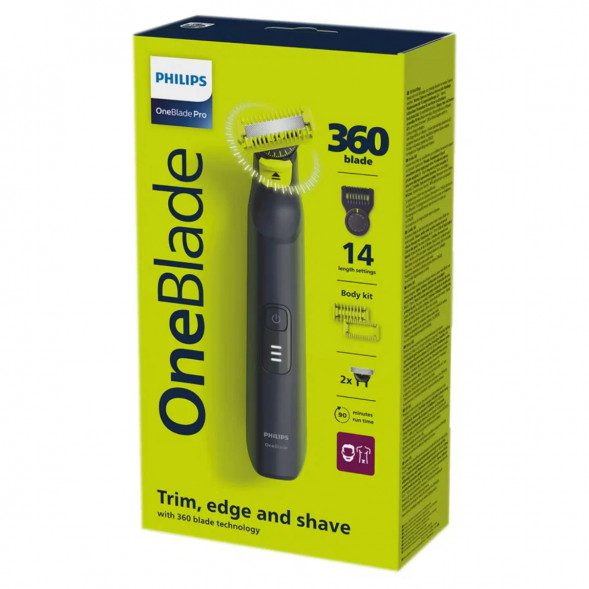 Триммер Philips QP6542/15 OneBlade 360 Pro Face + Body в Кирове