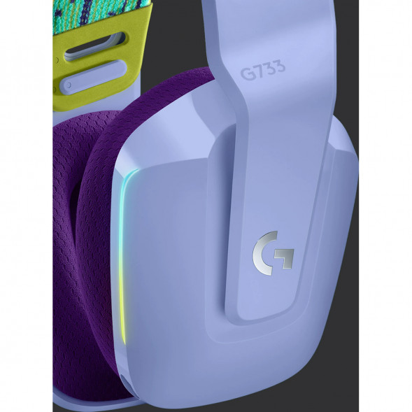 Игровая гарнитура Logitech G733 RGB Lightspeed Wireless, сиреневый в Кирове
