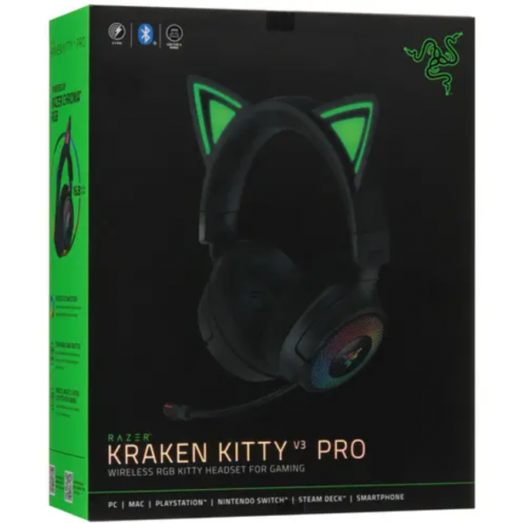 Наушники Razer Kraken Kitty V3 Pro черный 2025 в Кирове