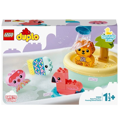 Конструктор LEGO DUPLO Creative Play 10966 Приключения в ванной: плавучий остров для зверей в Кирове