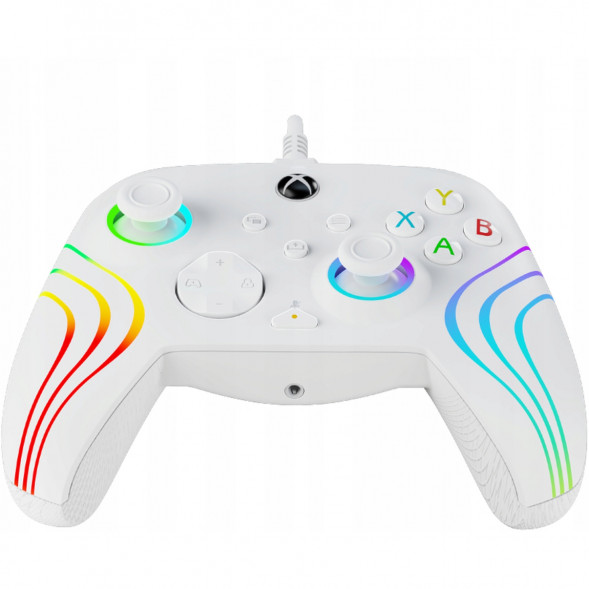 Геймпад проводной PDP для Xbox Afterglow Wave, White в Кирове