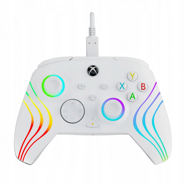 Геймпад проводной PDP для Xbox Afterglow Wave, White в Кирове