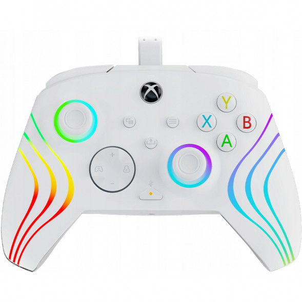 Геймпад проводной PDP для Xbox Afterglow Wave, White в Кирове