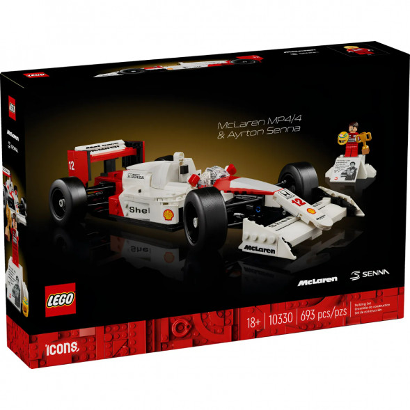Конструктор LEGO Коллекционные наборы 10330 McLaren F1 MP4/4 и Айртон Сенна в Кирове