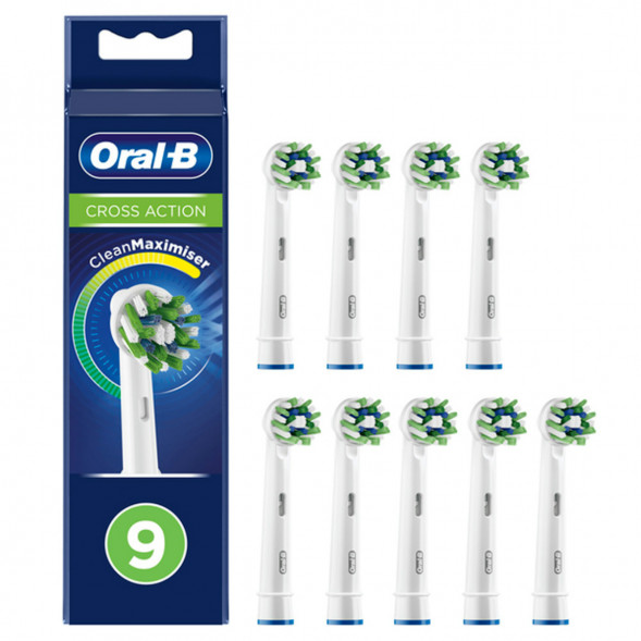 Насадки на зубные щетки Oral-B Cross Action, 9 шт. в Кирове