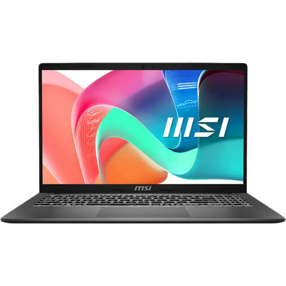 Ноутбук MSI Modern 15 F1MXG-1279XRU (15.6&amp;quot;, IPS, Intel Core 7 120U 1.4ГГц, 10 ядер, 16ГБ DDR5, 512ГБ SSD, Intel Graphics, без ОС), серый в Кирове