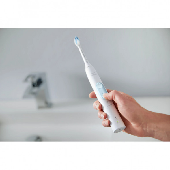 Электрическая звуковая зубная щетка Philips Sonicare ProtectiveClean 4500, White в Кирове