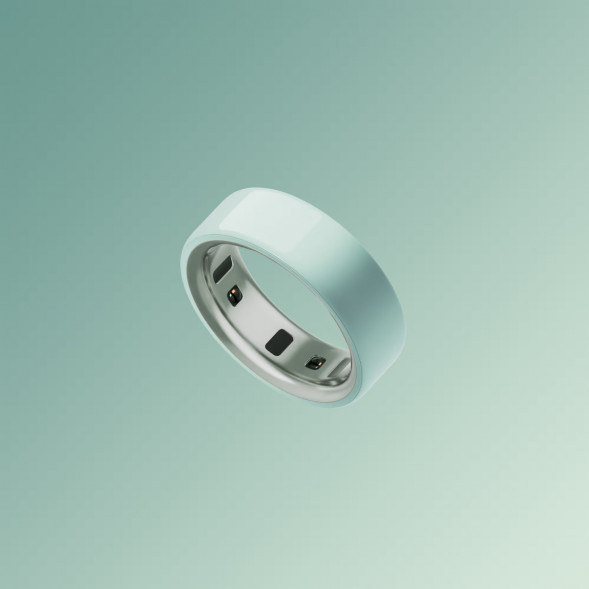Умное кольцо Oura Ring 4 Ceramic (размер 15), Морской прилив/Tide в Кирове