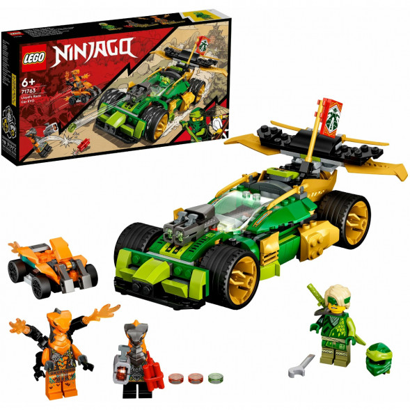 Конструктор LEGO Ninjago 71763 Гоночный автомобиль ЭВО Ллойда в Кирове