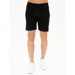 Шорты мужские трикотажные, черный, XXXL