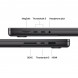 Ноутбук Apple MacBook Pro 16 2026 MGED4 (M5 Max 32-Core GPU, 36/2TB), Черный космос/Space Black в Кирове