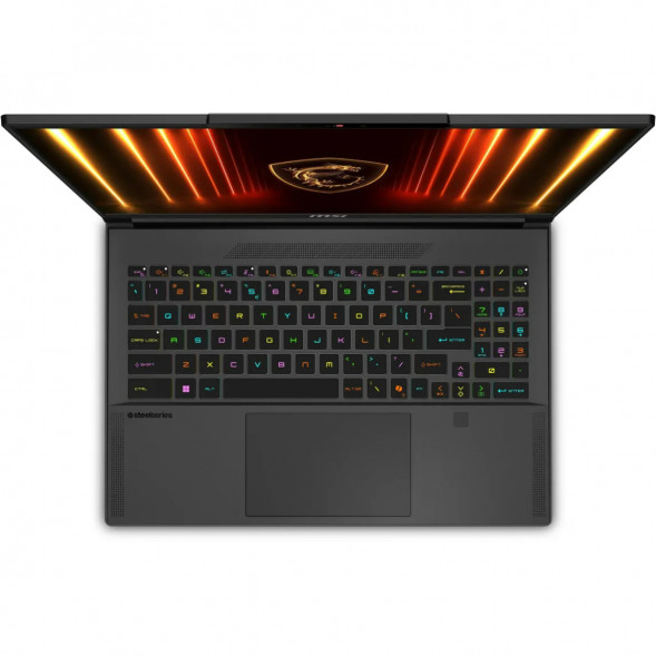 Ноутбук игровой MSI Stealth 16 AI A2HWFG-086XRU (16&amp;quot;, Intel Core Ultra 7, 32ГБ, 1ТБ SSD, RTX 5060, FreeDOS), черный в Кирове