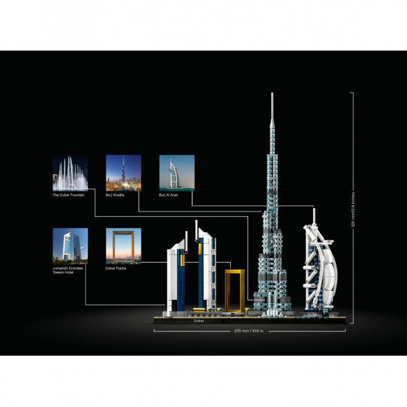 Конструктор LEGO Architecture 21052 Дубай в Кирове