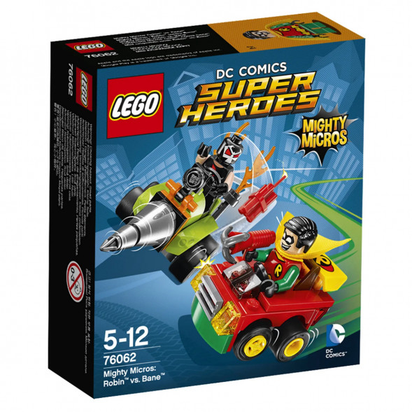 Конструктор LEGO Super Heroes 76062 Робин против Бэйна в Кирове