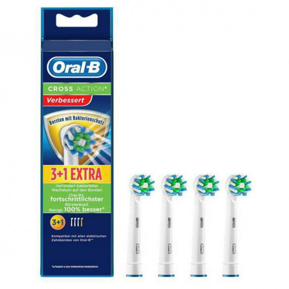Насадки на зубные щетки Oral-B Cross Action (3+1 Extra), 4 шт. в Кирове