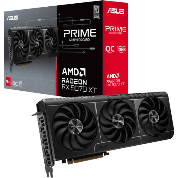 Видеокарта ASUS Radeon RX 9070 XT Prime OC 16Gb (PRIME-RX9070XT-O16G) в Кирове