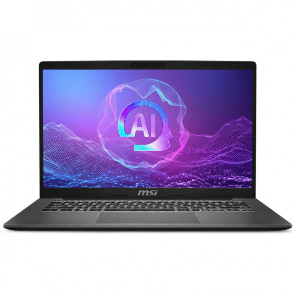 Ноутбук MSI Modern A14 AI+ F3HMG-041XRU (14&amp;quot;, IPS, AMD Ryzen AI 5 330 2ГГц, 4 ядра, 16ГБ DDR5, 512ГБ SSD, AMD Radeon 820M, без ОС), серый в Кирове