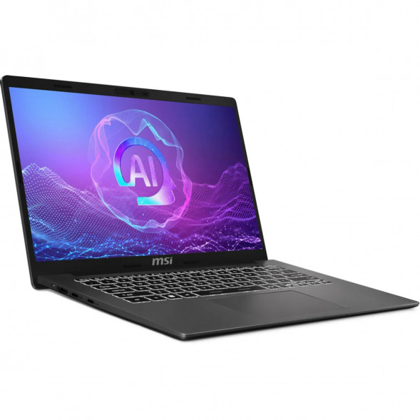 Ноутбук MSI Modern A14 AI+ F3HMG-041XRU (14&amp;quot;, IPS, AMD Ryzen AI 5 330 2ГГц, 4 ядра, 16ГБ DDR5, 512ГБ SSD, AMD Radeon 820M, без ОС), серый в Кирове
