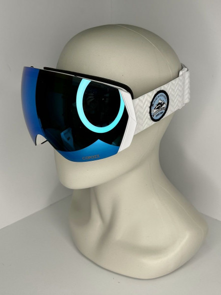 Горнолыжные очки для сноуборда Copozz (голубой, белый) в Кирове