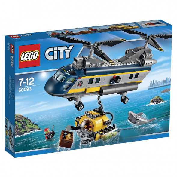Конструктор LEGO City Deep Sea Explorers 60093 Вертолет исследователей моря в Кирове