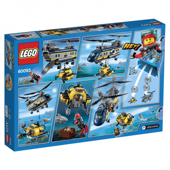 Конструктор LEGO City Deep Sea Explorers 60093 Вертолет исследователей моря в Кирове