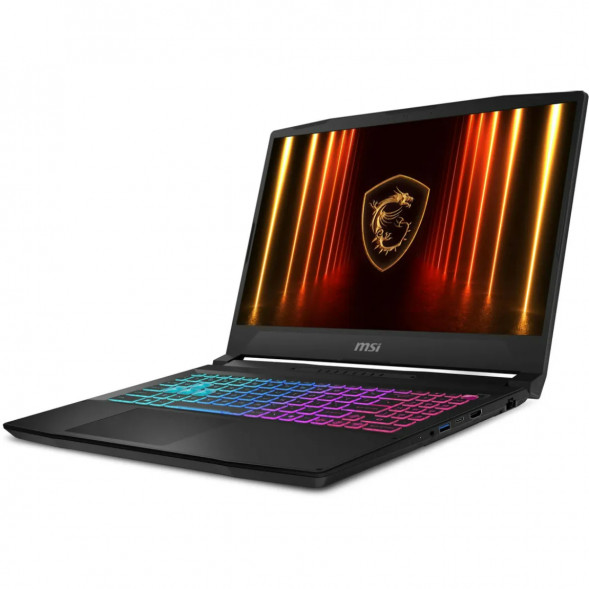Ноутбук MSI Katana 15 HX B14WFK-1073XRU (15.6&amp;quot;, IPS, Intel Core i7-14650HX 2.2ГГц, 16 ядер, 16ГБ DDR5, 512ГБ SSD, NVIDIA GeForce RTX 5060 - 8 ГБ, без ОС), черный в Кирове