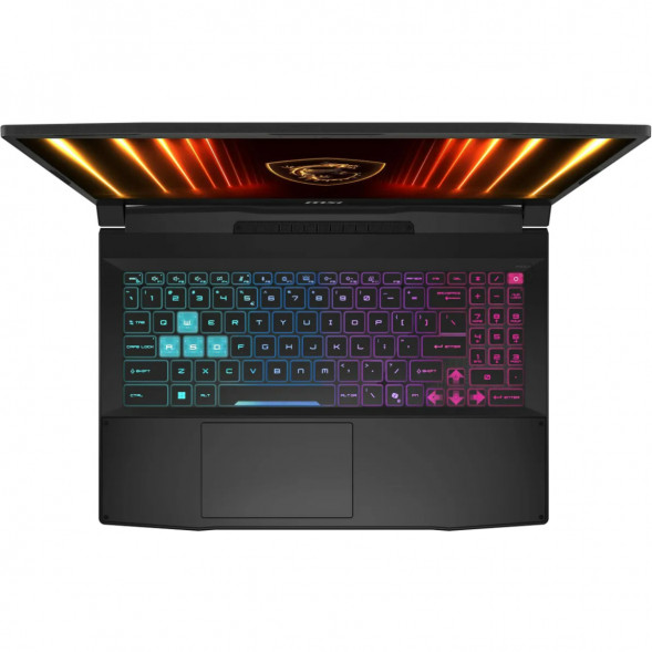 Ноутбук MSI Katana 15 HX B14WFK-1073XRU (15.6&amp;quot;, IPS, Intel Core i7-14650HX 2.2ГГц, 16 ядер, 16ГБ DDR5, 512ГБ SSD, NVIDIA GeForce RTX 5060 - 8 ГБ, без ОС), черный в Кирове