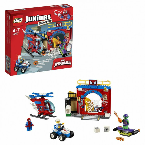 Конструктор LEGO Juniors 10687 Убежище Человека-паука в Кирове
