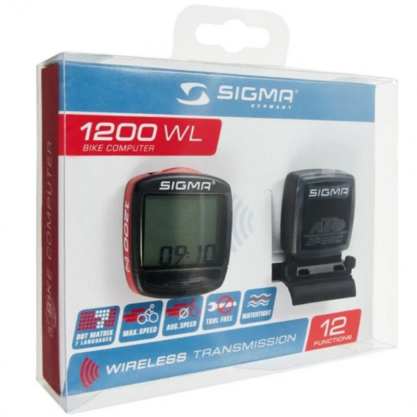 Велокомпьютер беспроводной 12 функций Sigma BC 1200 WL в Кирове