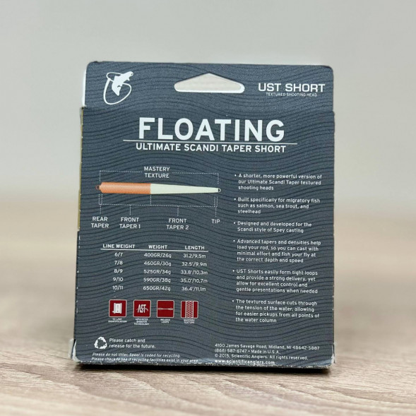 Рыболовная леска Scientific Anglers UST Short St-9/10-f Floating 125000 в Кирове