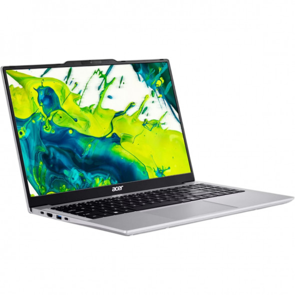 Ноутбук Aser Aspire Lite 15 AL15-53P-56PA (15.6&amp;quot;, IPS, Intel Core 5 120U, 10 ядер, 16 ГБ DDR4, 512 ГБ SSD, Intel Graphics, без ОС), серебристый в Кирове
