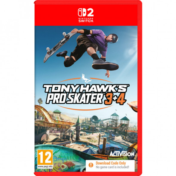 Игра Tony Hawk&amp;#039;s Pro Skater 3+4 (код загрузки) [Nintendo Switch 2, английская версия] в Кирове