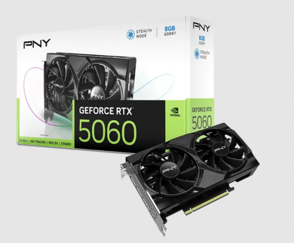 Видеокарта PNY GeForce RTX 5060 OC Dual Fan в Кирове