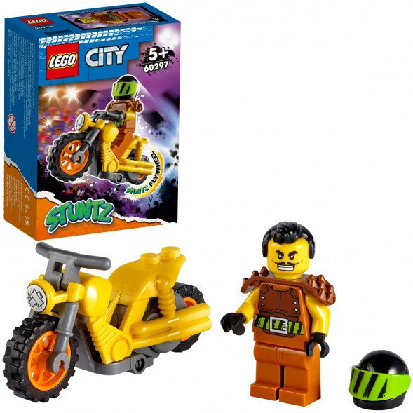 Конструктор LEGO City 60297 Разрушительный трюковый мотоцикл в Кирове