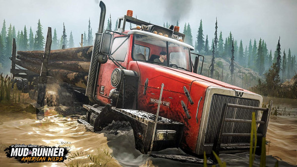 Игра Spintires: MudRunner American Wilds [Nintendo Switch, русские субтитры] в Кирове