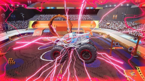 Игра Hot Wheels Monster Trucks: Stunt Mayhem [PS4, английская версия] в Кирове