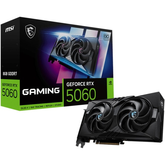 Видеокарта MSI RTX 5060 8 ГБ RTL (RTX 5060 8G GAMING OC) в Кирове